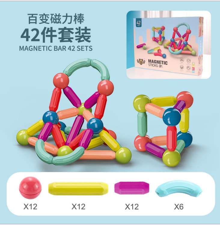 [42PCS Gauss suit] color boxed instructions