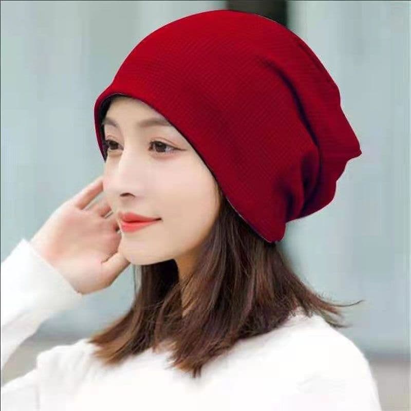 Red-wool mesh Baotou cap