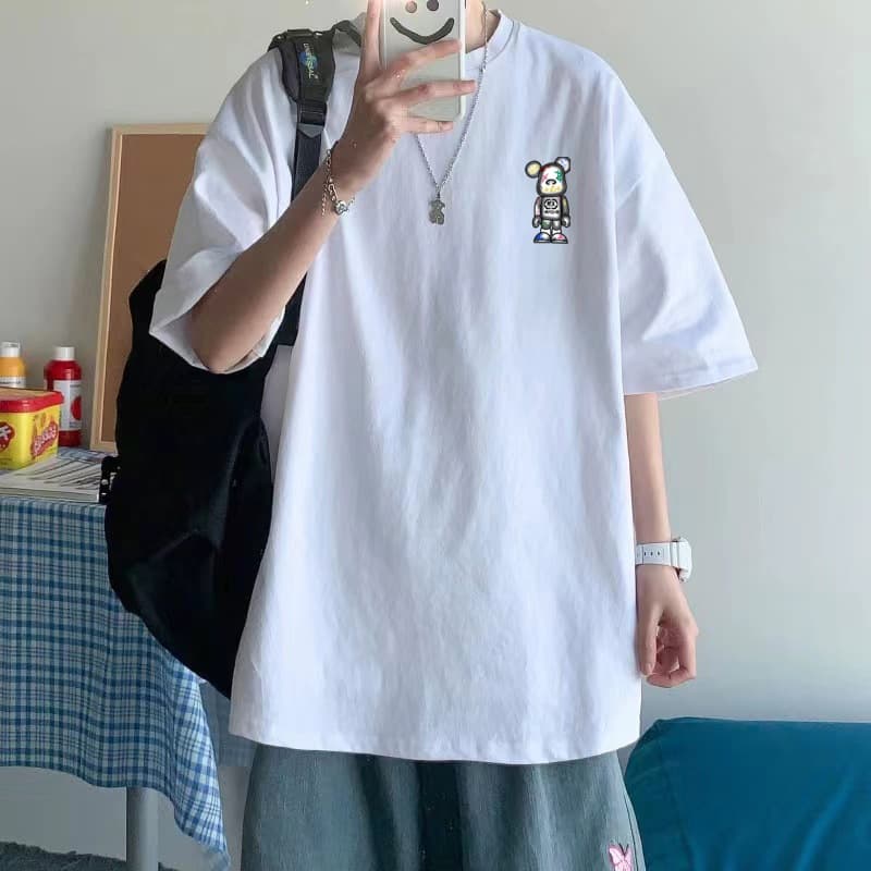 White colorful bear