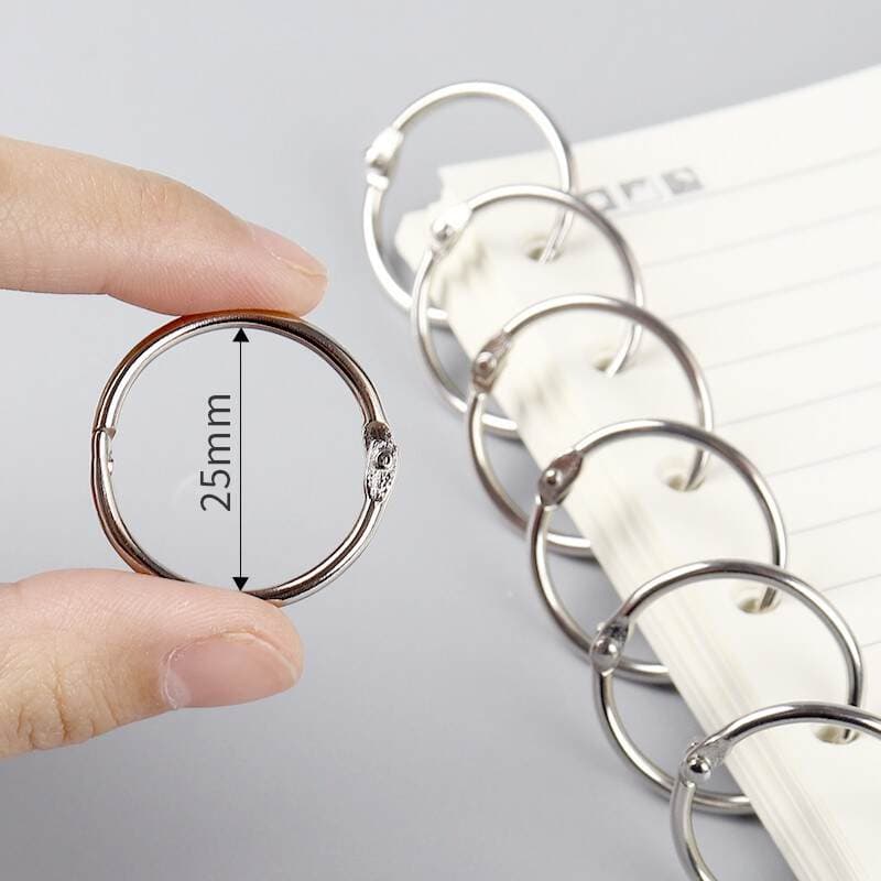[Cartridge] Metal book ring buckle binding ring buckle card ring open ring photo album book ring card ring loose leaf ring 4