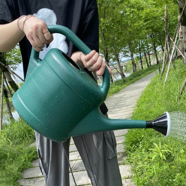 8-10 Liter Watering Kettle Household Large Capacity Long-mouth Watering Kettle Gardening with Nozzle Watering Vegetables Shower Watering Kettle