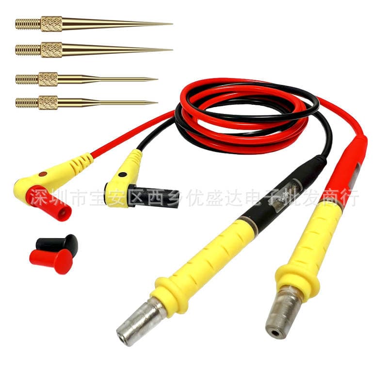 Special Pointed Steel Needle 20A Silicone Wire Multimeter Pen Universal Multimeter Pen Line Multimeter Pen Replaceable Needle 3