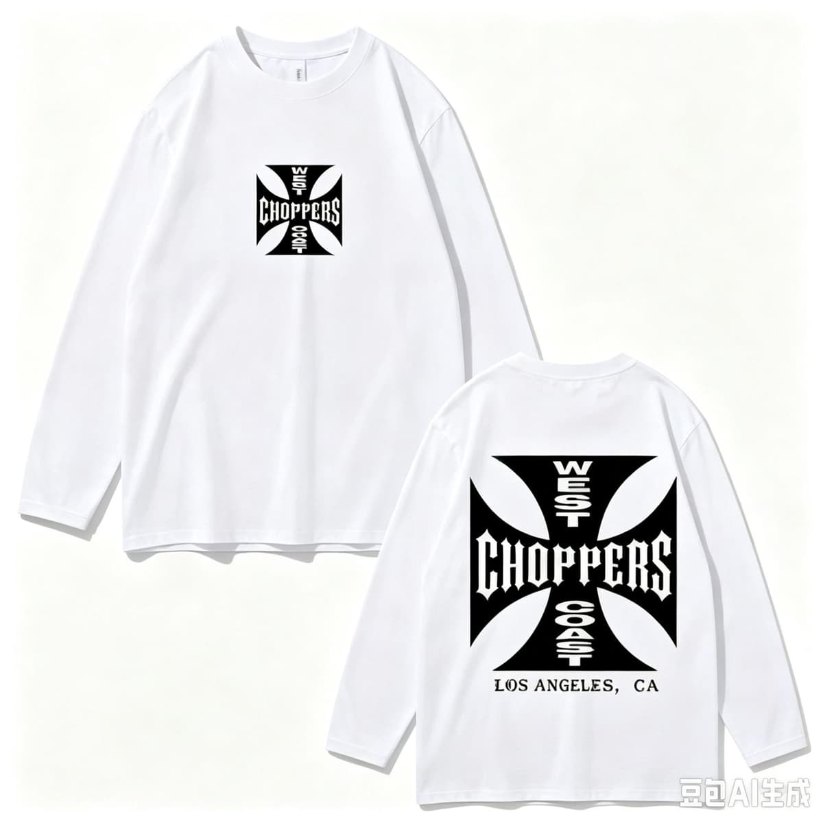 White long sleeves