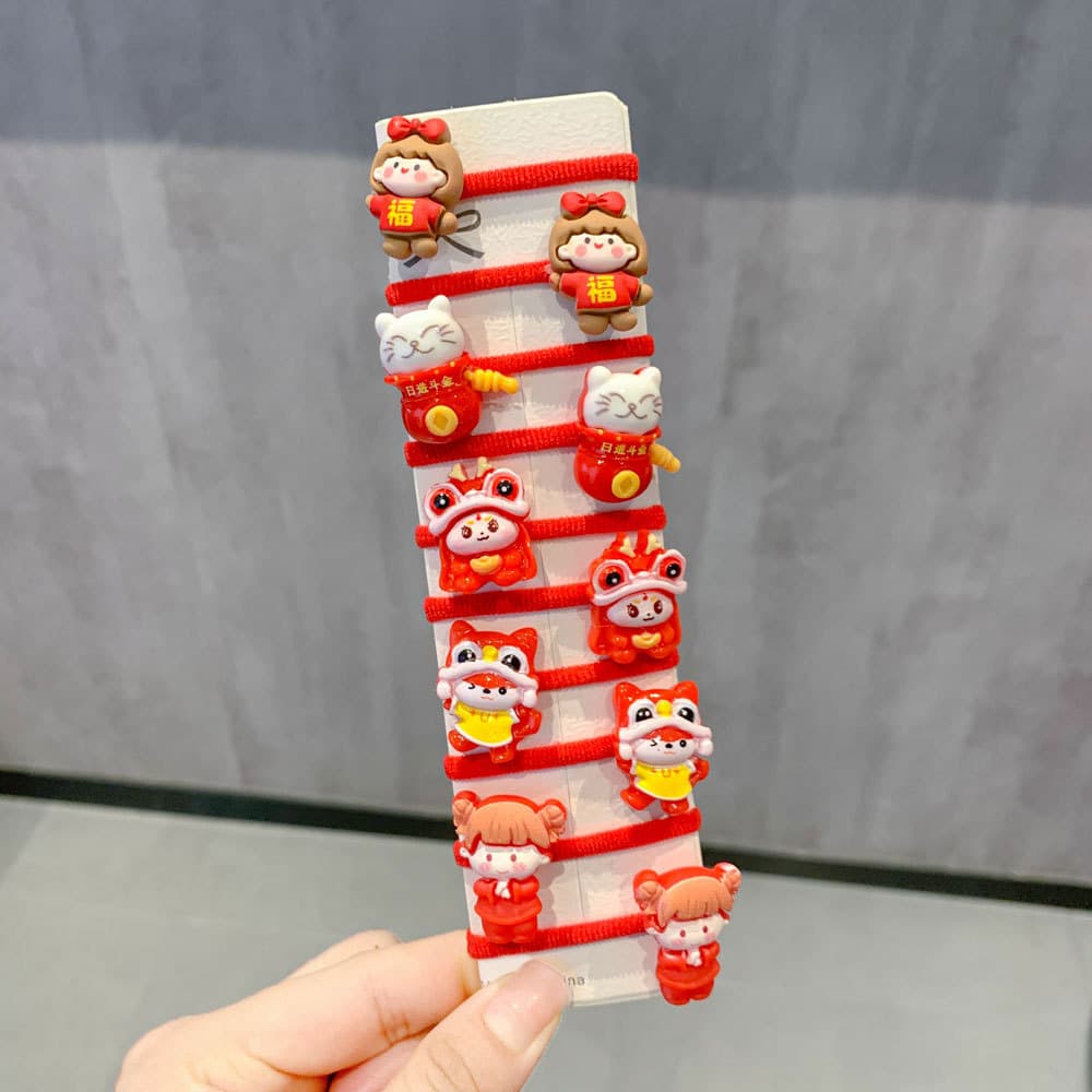Lion dance 10-piece set [opp bag packaging]