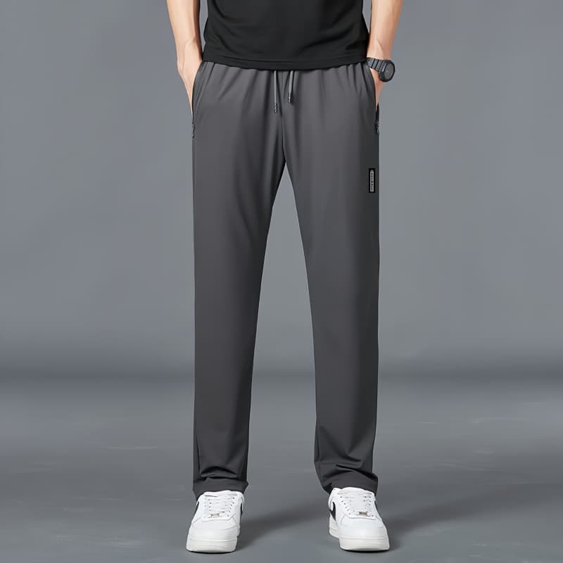 Black Label Trousers-Grey