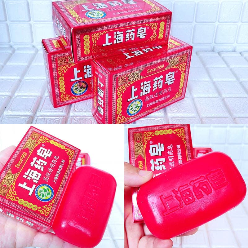 The whole box of 72 postage Shanghai transparent soap 130g hand washing soap bath soap laundry body available 1