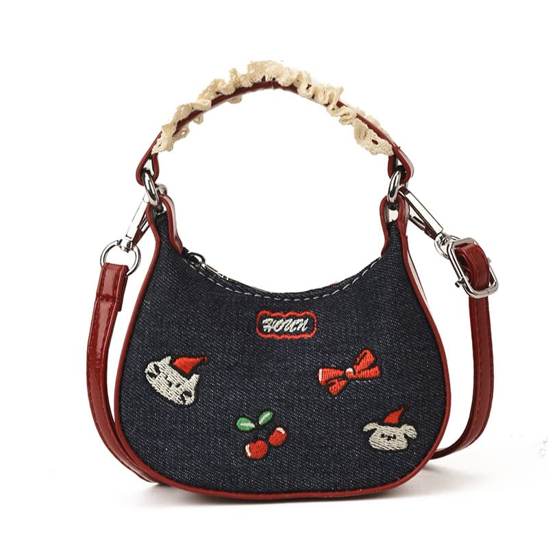 Lace puppy dark blue