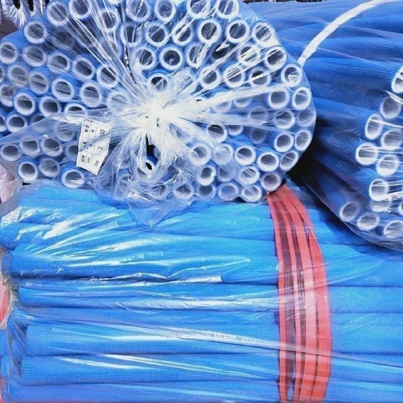 Qırmızı və mavi relyefli rezin və plastik izolyasiya boru qoruyucu örtüyü 4