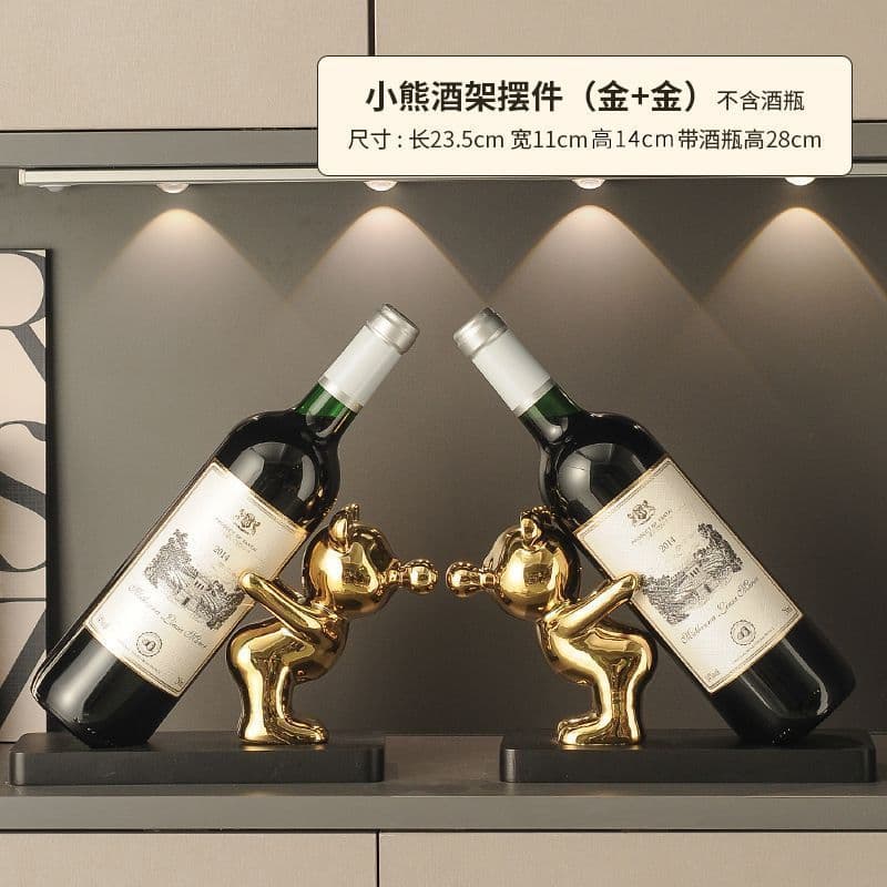A pair of [upgraded thickened base] champagne gold + champagne gold