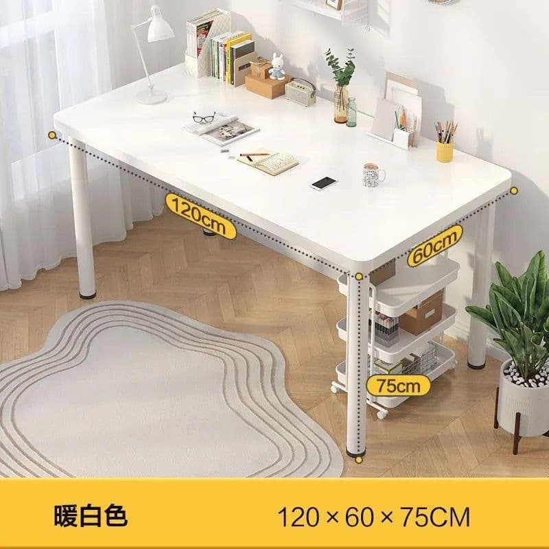 Quick disassembly and installation of white training table 120*60