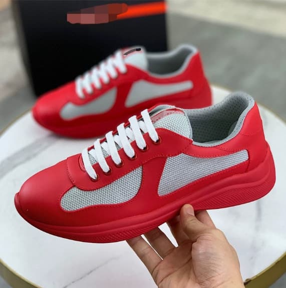 Red - nubuck leather