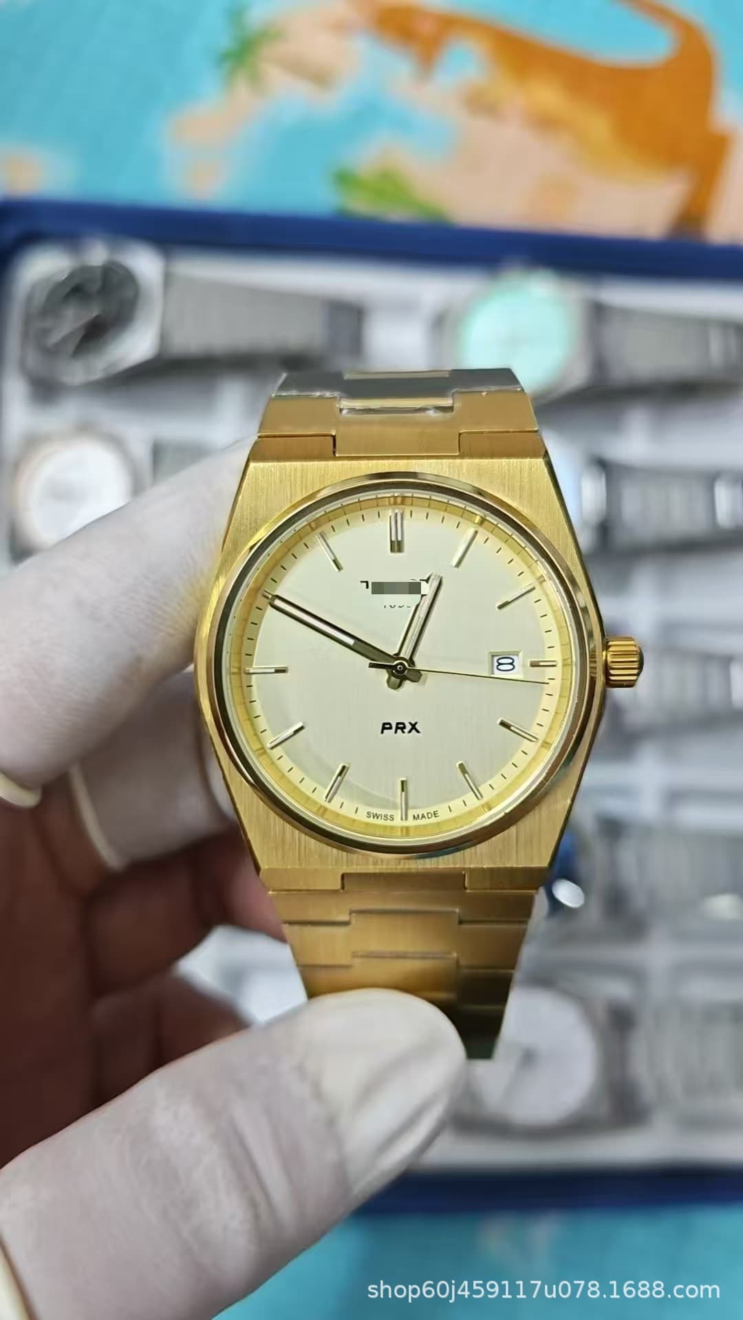 Prx full gold glossy quartz
