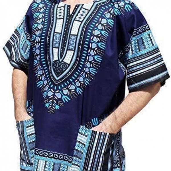 Amazon RaanPahMuang new Dashiki clothing for men, European, American, and African short-sleeve T-shirt for men