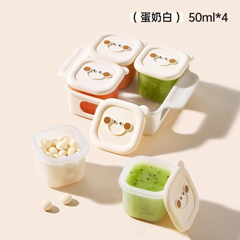 [quick demoulding/resistant to steaming] egg white (4 independent compartments) free tray