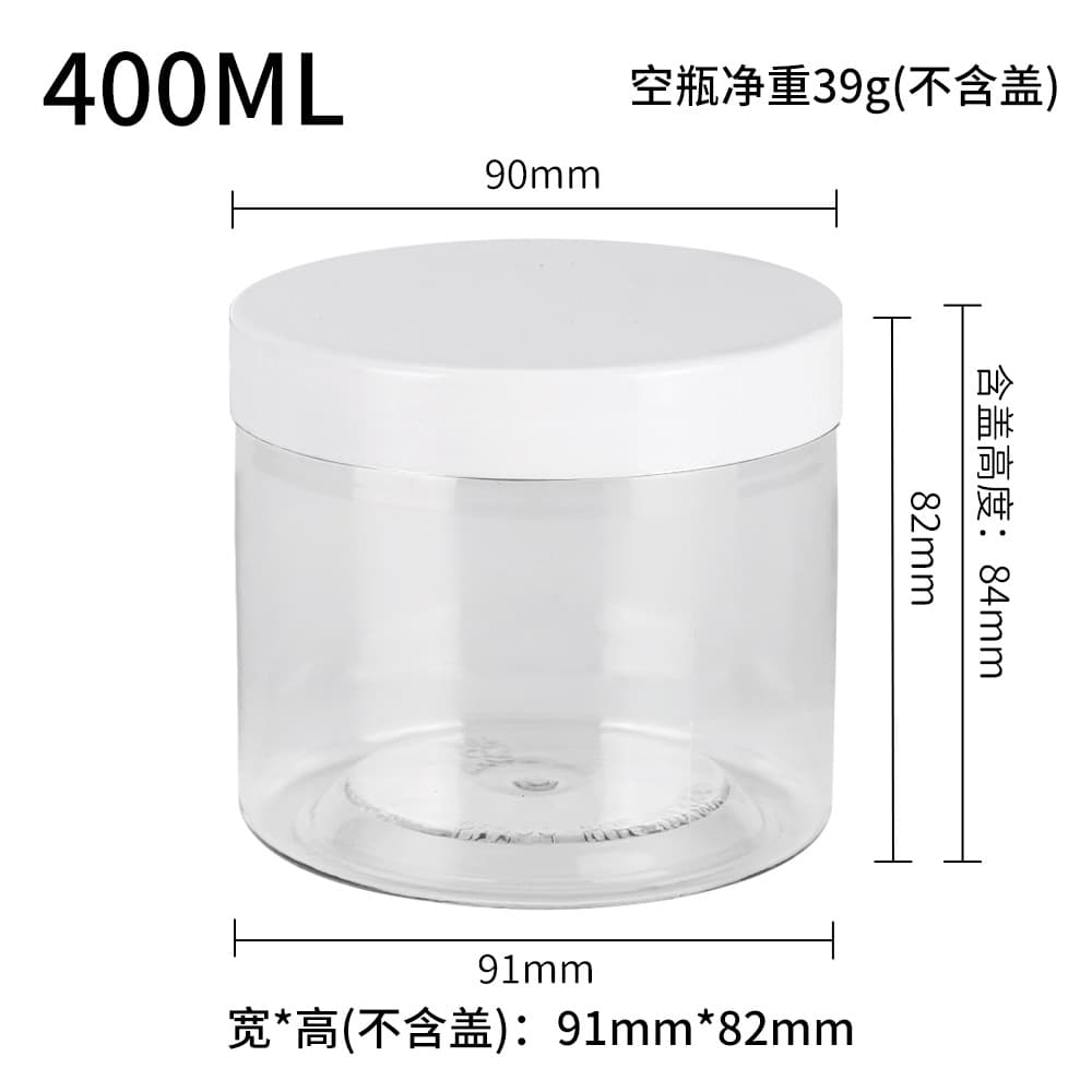400ml round bottles 10 pcs