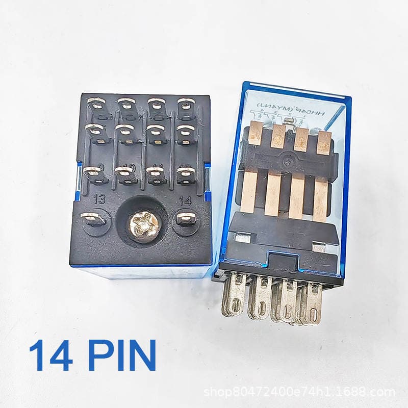 My4Nj miniatür rele, 14 pin, 12Vdc, 24Vdc, 110Vac, 220Vac 2