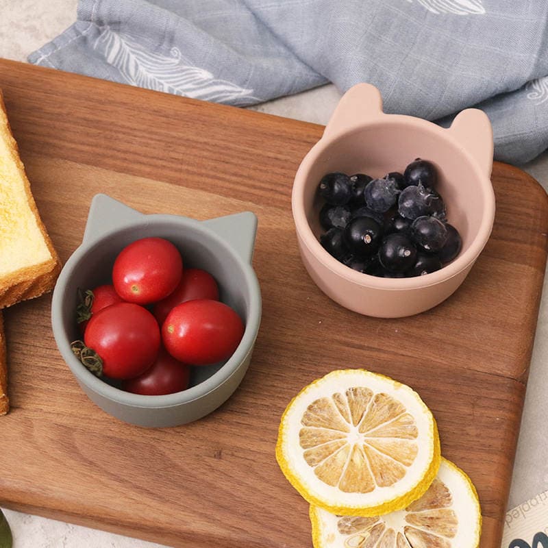 Cross-Border New Children's Tableware Silicone Bowl Baby Baby Food Bowl Snack Bowl Mother and Baby Supplies Factory Wholesale 3