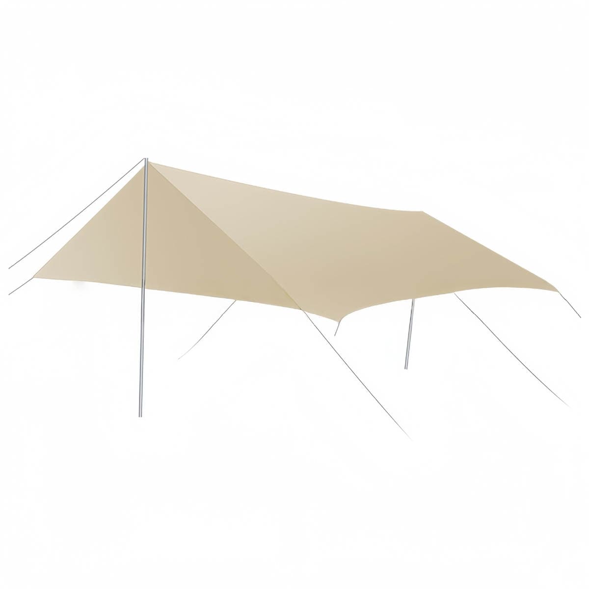 Best-Selling Camping Sunshade Octagonal Black-Coated Tarp Tent Outdoor Sun Protection Canopy Picnic Gear Camping Tarp 5