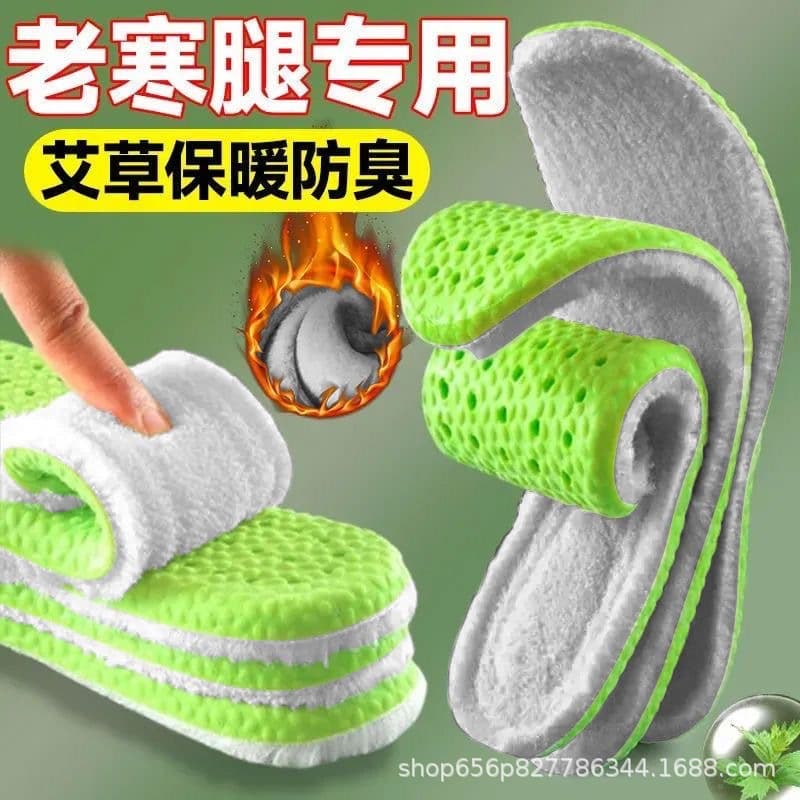 Eva feels like stepping on shit, warm green bottom gray