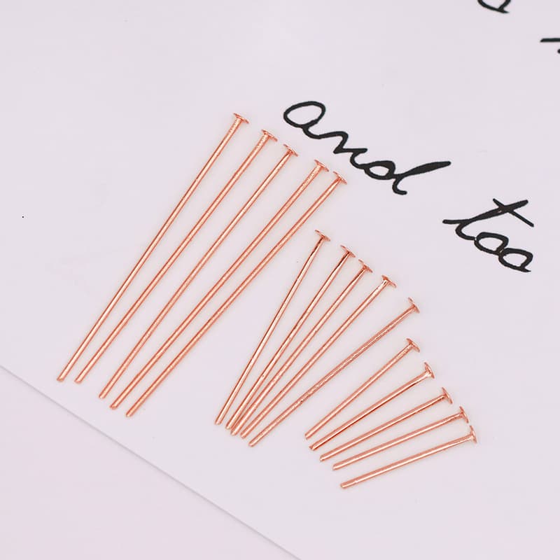 Rose real gold T-pin