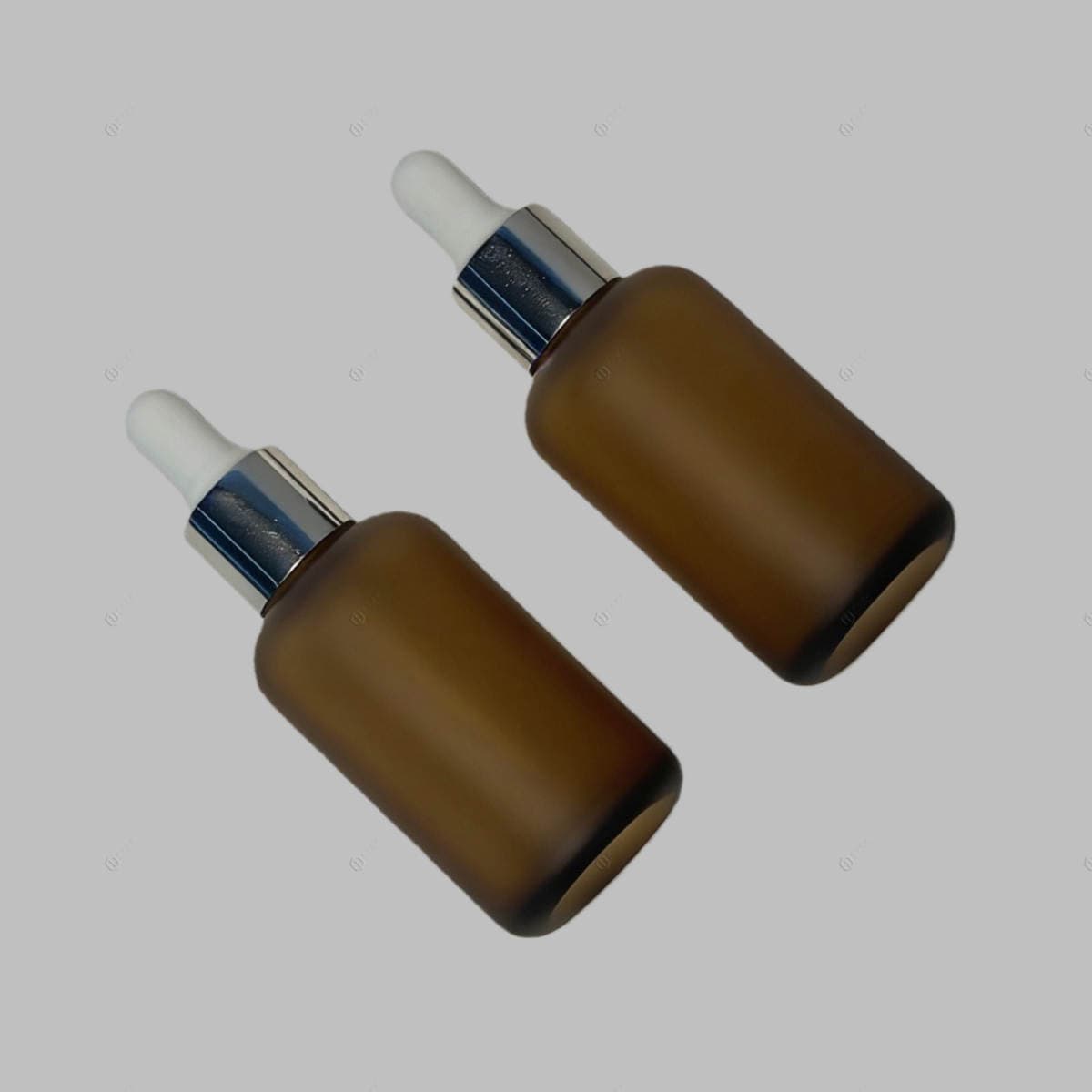 New 30ml Thick-Bottomed Straight Round Glass Essence Bottle, Cosmetic Liquid Dispensing Dropper Bottle, Transparent Essential Oil Bottle 4