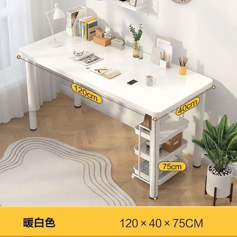 Quick disassembly and installation of white training table 120*40
