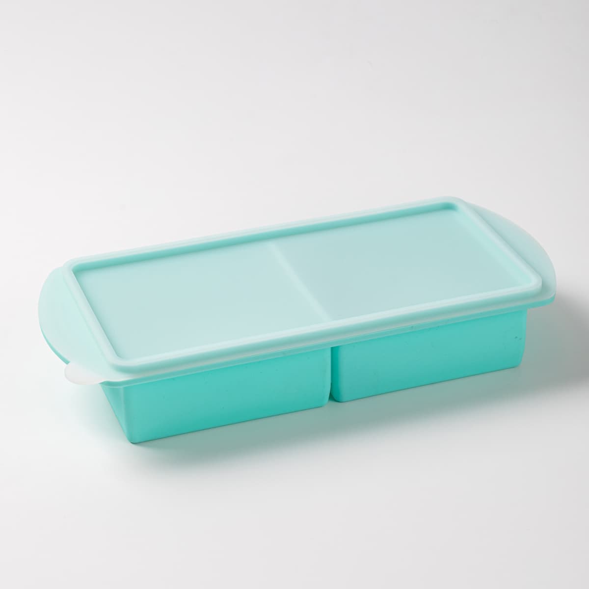 2-compartment new large ice cube tray - green