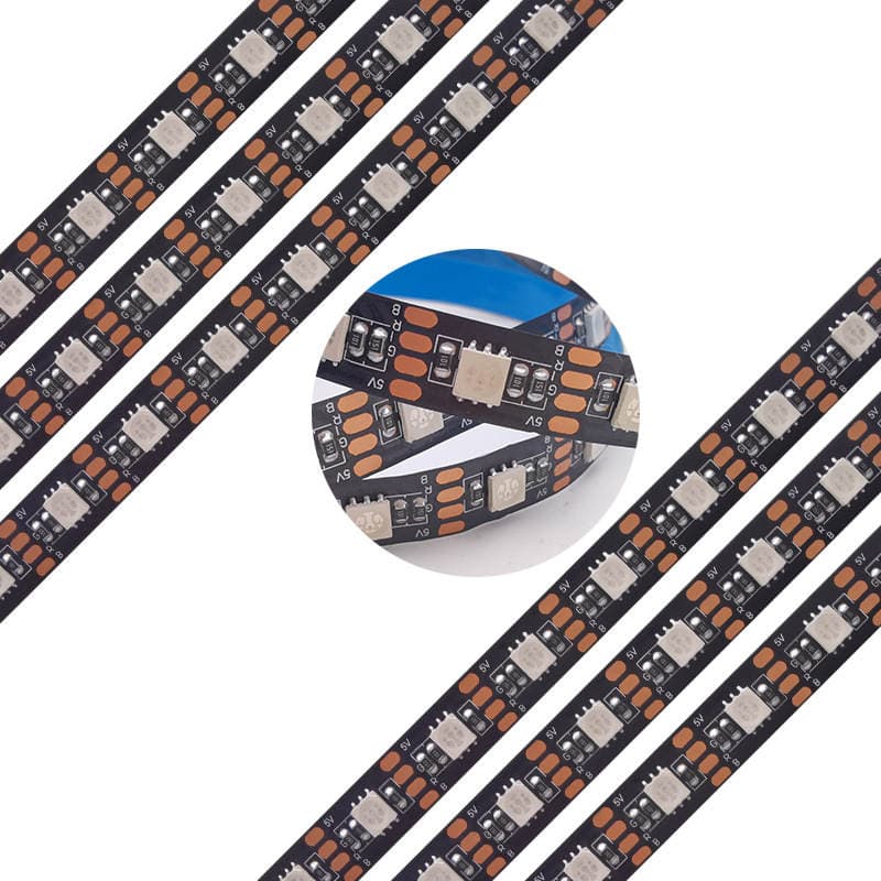 5V RGB LED zolaq, USB ilə qidalanan, rəng dəyişən, mebel/ofis dekorasiyası üçün 5