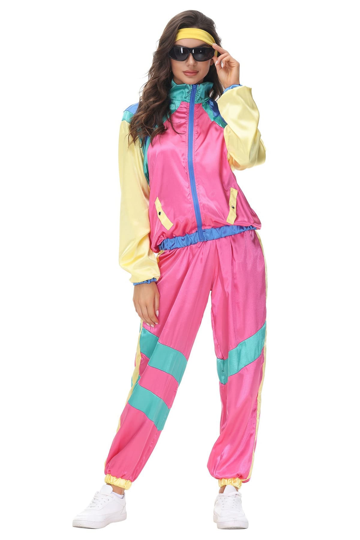 3195 pink (same style top + pants for men and women)
