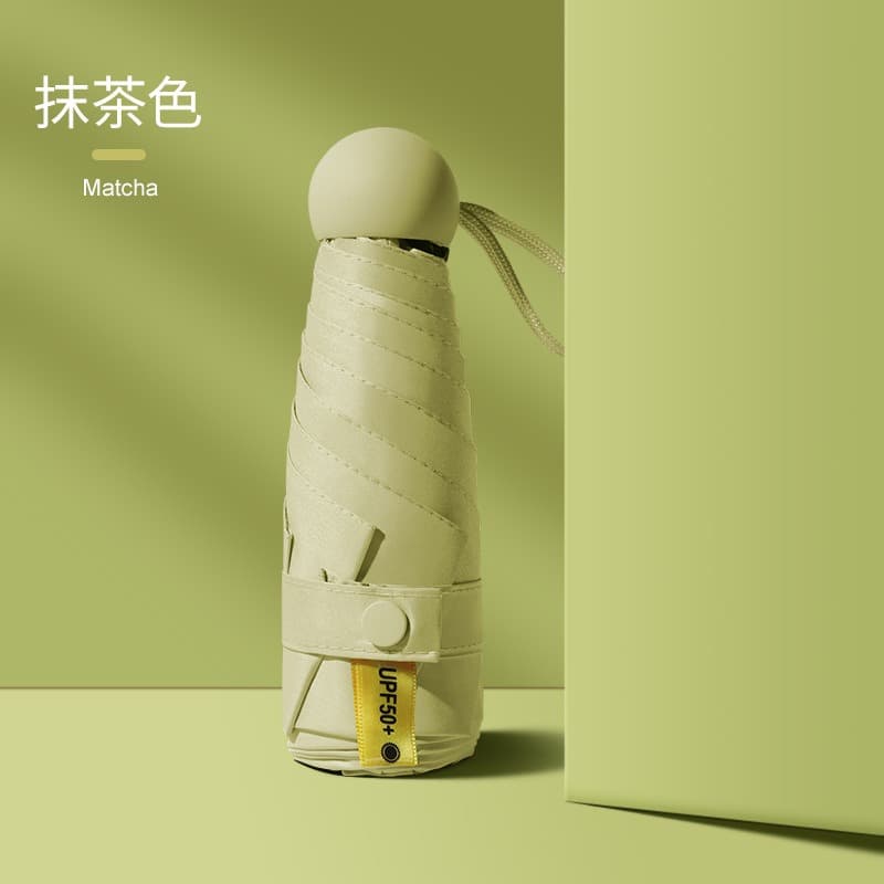 50% off six-bone round handle-matcha green