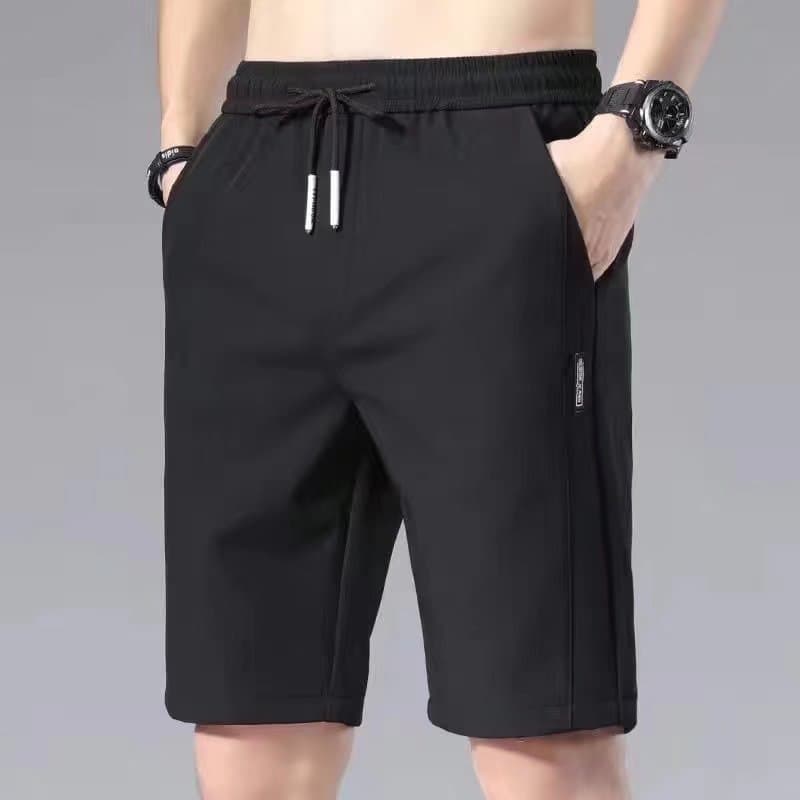 Black label shorts - black