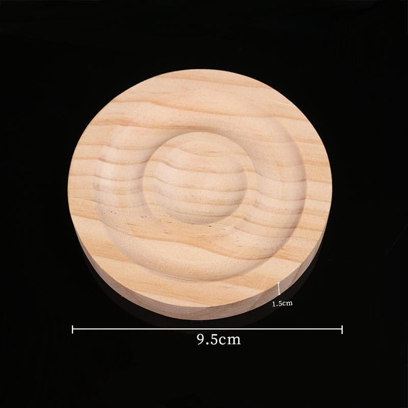 [Pine round] display plate
