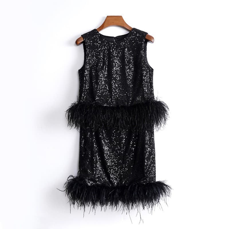 Black overskirt