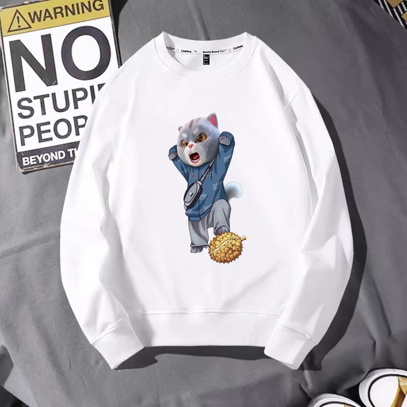 Sweater White Durian Cat