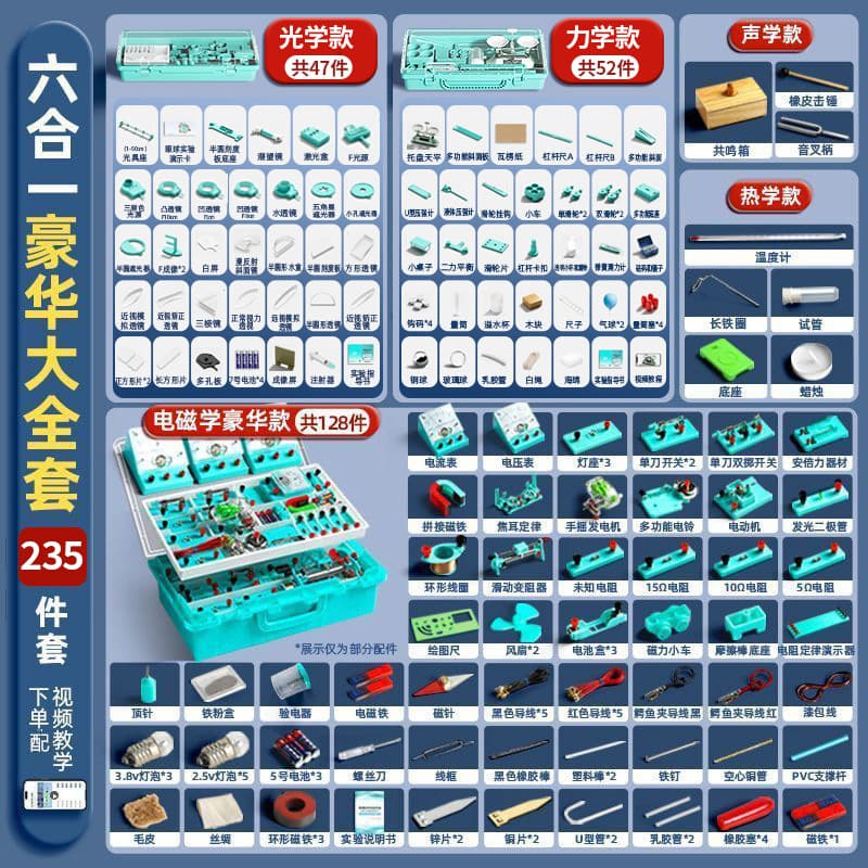 Physical complete set of six-in-one-luxury model