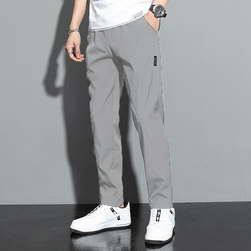 Black label trousers light gray