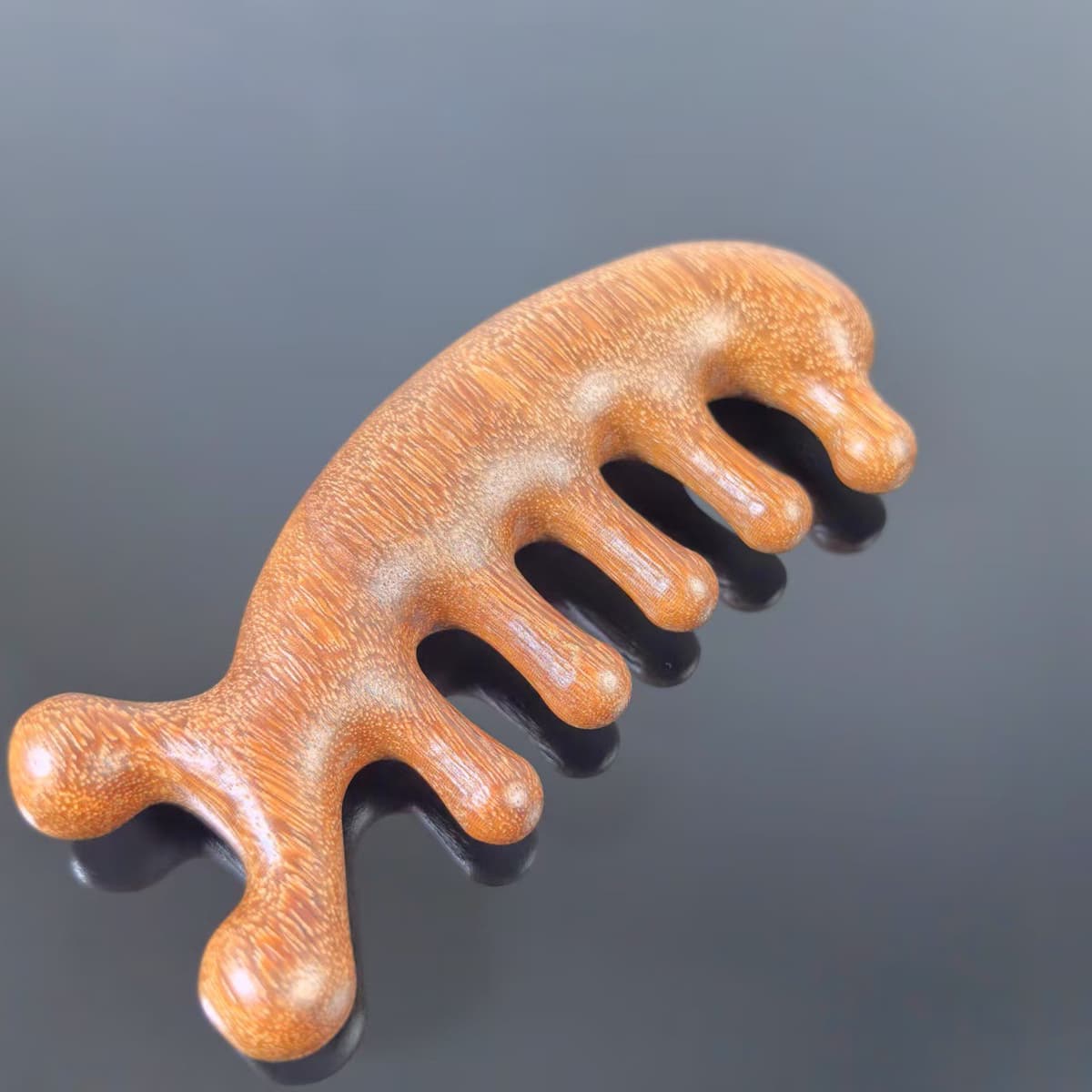 Dragon phoenix sandalwood dolphin massage comb