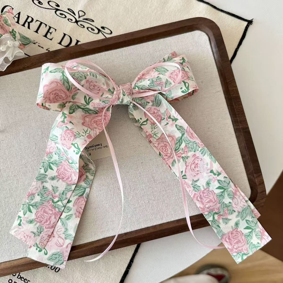 5050 monet garden - ribbon spring clip
