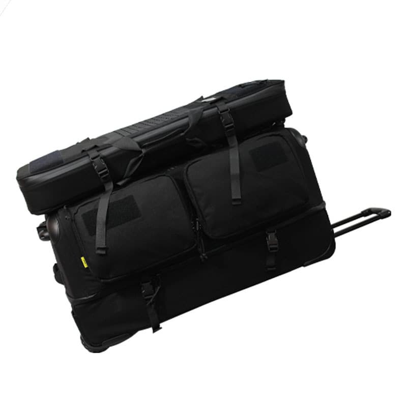 Black gun bag + suitcase