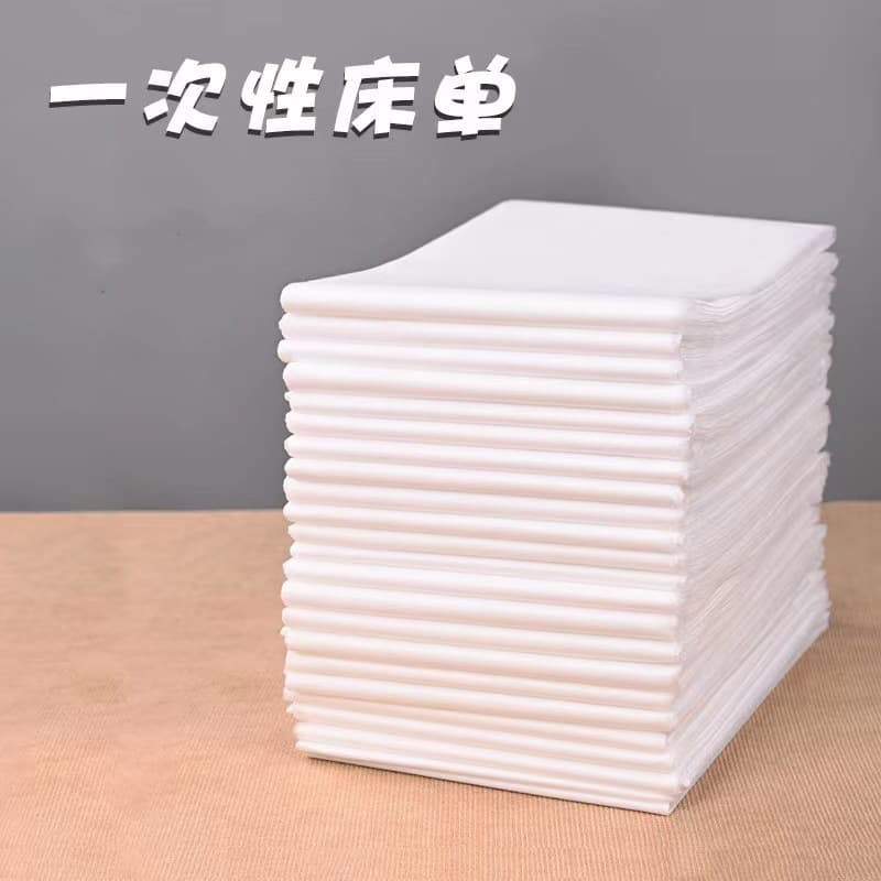 Disposable single bed sheet (opp bag packaging)