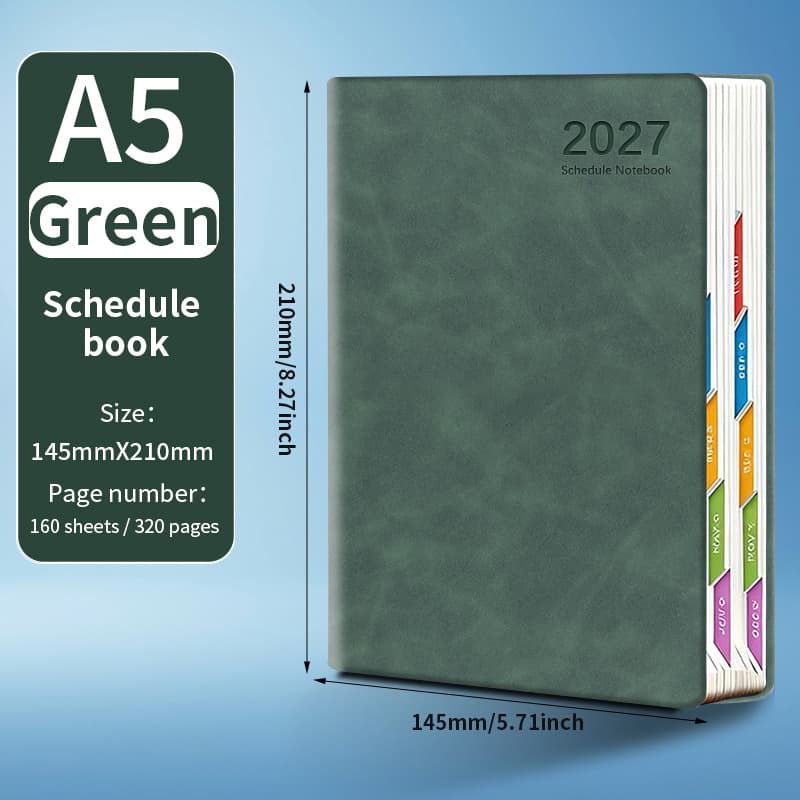 2027 english version simple schedule-green