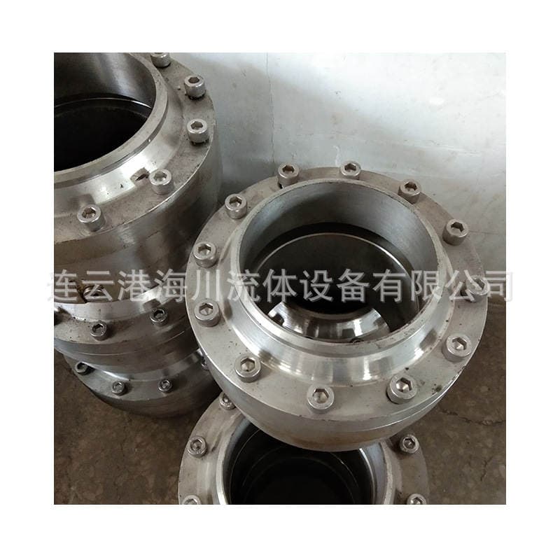 Kran borusu üçün universal fırlanan birləşmə, DN100, paslanmayan polad 304, PTFE astarlı 5