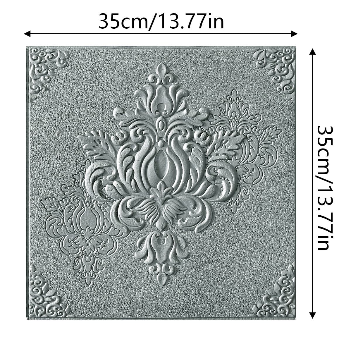 European style a silver grey [35cm*35cm] 4.5mm thick