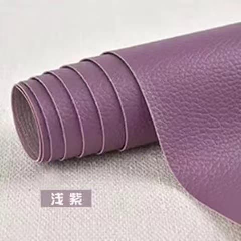 Light purple [self-adhesive] leather sticker