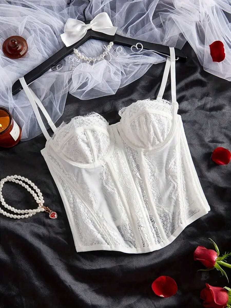 White [with steel ring and no breast pad]