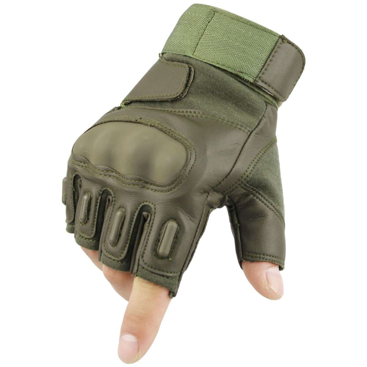Supply Oji half-finger tactical gloves riding motorcycle gloves outdoor mountaineering hard shell anti-cut sports gloves 3