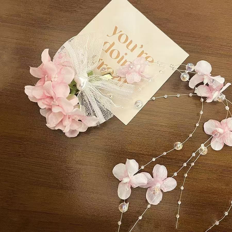 5805 lily of the valley tassel hairpin-pink