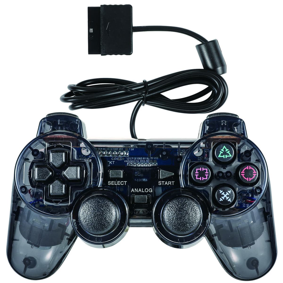 Transparent black bare device (dual motor vibration)