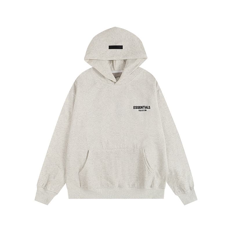 669 flocked letters white gray