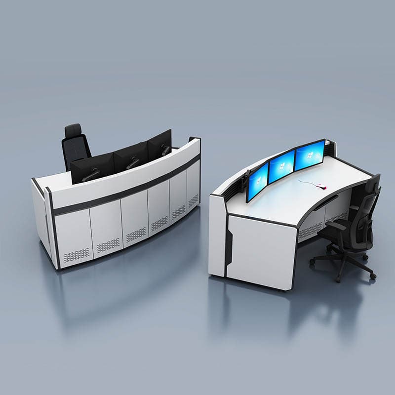 Specialized in the Production of Monitoring Consoles, Command Center Control Consoles, Straight-Line and Curved Security Dispatching Desks, Manufacturer Wholesale 2